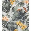DUTCH WALLCOVERINGS Papier peint Paradiso Vert et ocre
