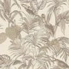 DUTCH WALLCOVERINGS Papier peint Bird-of-Paradise Crème