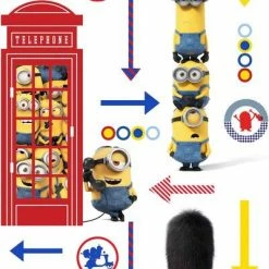 Kids at Home Papier peint Minions Hello Blanc