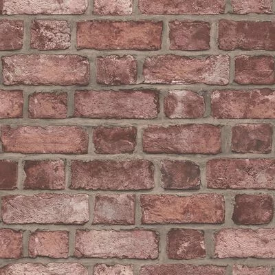 Homestyle Papier peint Brick Wall Rouge 1 Homestyle Papier peint Brick Wall Rouge