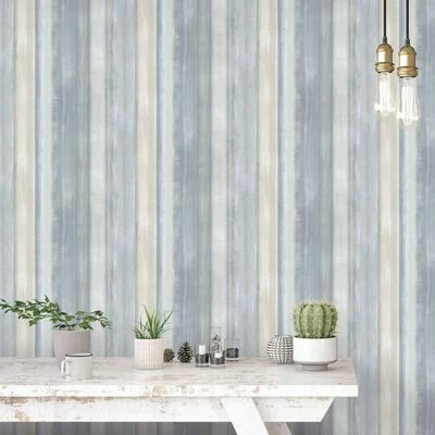 Evergreen Papier peint Gradient Stripes Bleu 2 Evergreen Papier peint Gradient Stripes Bleu – Image 2