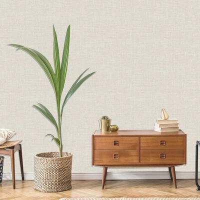 DUTCH WALLCOVERINGS Papier peint Motif de fil Crème 2 DUTCH WALLCOVERINGS Papier peint Motif de fil Crème – Image 2