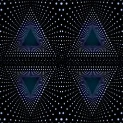 Good Vibes Papier peint Graphic Galaxy Print Bleu et noir