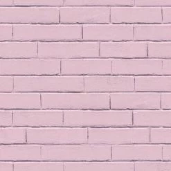 Good Vibes Papier peint Brick Wall Rose