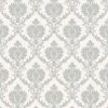 Topchic Papier peint Classic Ornaments Gris clair