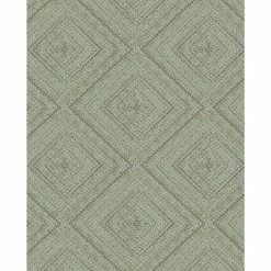 Topchic Papier peint Tone On Tone Diamonds Vert métallisé