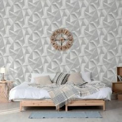 DUTCH WALLCOVERINGS Papier peint Onyx Gris clair -Papiers peints Soldes image 1 442576