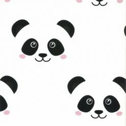 Fabulous World Papier peint Panda Blanc 67100