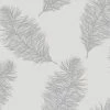 DUTCH WALLCOVERINGS Papier peint Fawning Feather Gris clair