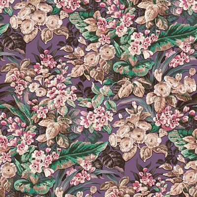DUTCH WALLCOVERINGS Papier peint floral Violet 1 DUTCH WALLCOVERINGS Papier peint floral Violet