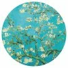 WallArt Papier peint cercle Almond Blossom 142,5 cm