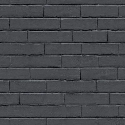Good Vibes Papier peint Chalkboard Brick Wall Noir et gris 1 Good Vibes Papier peint Chalkboard Brick Wall Noir et gris