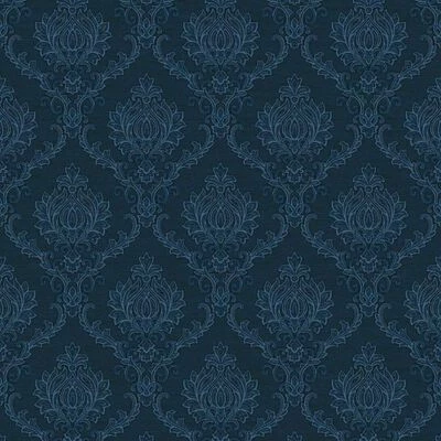 Topchic Papier peint Classic Ornaments Bleu marine 1 Topchic Papier peint Classic Ornaments Bleu marine