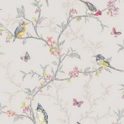 DUTCH WALLCOVERINGS Papier peint Phoebe Lilas