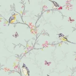 DUTCH WALLCOVERINGS Papier peint Phoebe Menthe