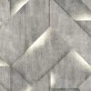 DUTCH WALLCOVERINGS Papier peint Onyx Gris foncé
