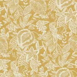 DUTCH WALLCOVERINGS Papier peint Mae Ocre et beige