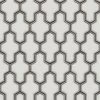 DUTCH WALLCOVERINGS Papier peint Geometric Blanc et noir