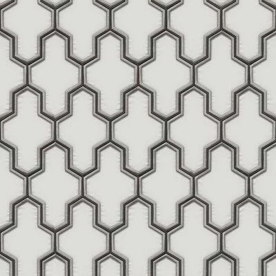 DUTCH WALLCOVERINGS Papier peint Geometric Blanc et noir 1 DUTCH WALLCOVERINGS Papier peint Geometric Blanc et noir