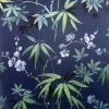 DUTCH WALLCOVERINGS Papier peint Jasmine Garden Bleu