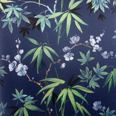 DUTCH WALLCOVERINGS Papier peint Jasmine Garden Bleu 1 DUTCH WALLCOVERINGS Papier peint Jasmine Garden Bleu