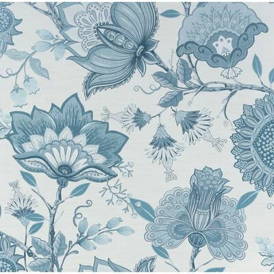 DUTCH WALLCOVERINGS Papier peint Krisha Blanc et bleu 1 DUTCH WALLCOVERINGS Papier peint Krisha Blanc et bleu