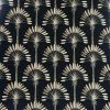 DUTCH WALLCOVERINGS Papier peint Palm Palace Noir et doré