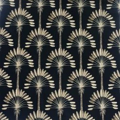 DUTCH WALLCOVERINGS Papier peint Palm Palace Noir et doré