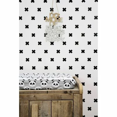 Fabulous World Papier peint Cross Blanc et noir 67104-6 3 Fabulous World Papier peint Cross Blanc et noir 67104-6 – Image 3