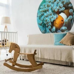 WallArt Papier peint cercle Nemo the Anemonefish 190 cm -Papiers peints Soldes image 3 440373
