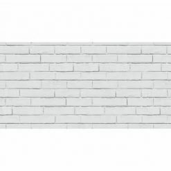Good Vibes Papier peint Chalkboard Brick Wall Blanc et gris 5 Good Vibes Papier peint Chalkboard Brick Wall Blanc et gris -Papiers peints Soldes image 3 440418
