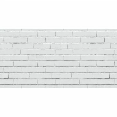 Good Vibes Papier peint Chalkboard Brick Wall Blanc et gris 3 Good Vibes Papier peint Chalkboard Brick Wall Blanc et gris – Image 3