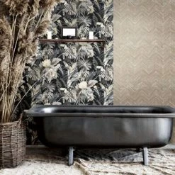 Topchic Papier peint Herringbone Marron 5 Topchic Papier peint Herringbone Marron -Papiers peints Soldes image 3 440449