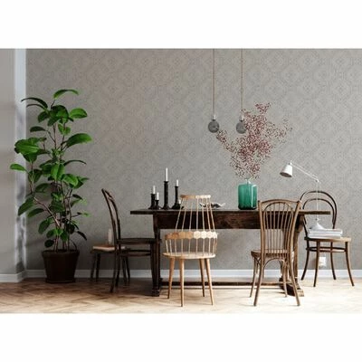 Topchic Papier peint Tone On Tone Diamonds Beige métallisé 3 Topchic Papier peint Tone On Tone Diamonds Beige métallisé – Image 3