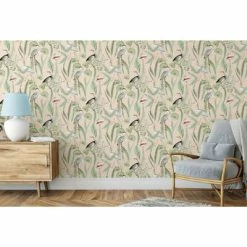 DUTCH WALLCOVERINGS Papier peint Flamingo Crème et menthe 8 DUTCH WALLCOVERINGS Papier peint Flamingo Crème et menthe -Papiers peints Soldes image 3 442563