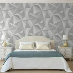 DUTCH WALLCOVERINGS Papier peint Onyx Gris clair -Papiers peints Soldes image 3 442576