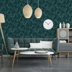 DUTCH WALLCOVERINGS Papier peint Onyx Vert -Papiers peints Soldes image 4 442575