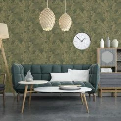 DUTCH WALLCOVERINGS Papier peint Joelle Vert et doré 9 DUTCH WALLCOVERINGS Papier peint Joelle Vert et doré -Papiers peints Soldes image 4 442582