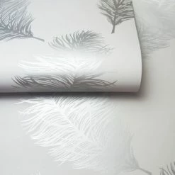 DUTCH WALLCOVERINGS Papier peint Fawning Feather Gris clair 10 DUTCH WALLCOVERINGS Papier peint Fawning Feather Gris clair -Papiers peints Soldes image 5 437410