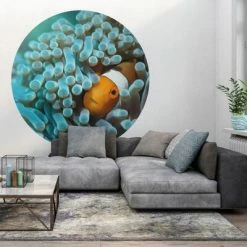 WallArt Papier peint cercle Nemo the Anemonefish 142,5 cm -Papiers peints Soldes image 5 440374