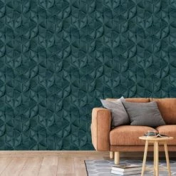 DUTCH WALLCOVERINGS Papier peint Onyx Vert -Papiers peints Soldes image 5 442575