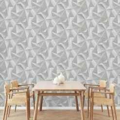 DUTCH WALLCOVERINGS Papier peint Onyx Gris clair -Papiers peints Soldes image 5 442576