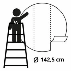 WallArt Papier peint cercle Skyline by Night 142,5 cm 11 WallArt Papier peint cercle Skyline by Night 142,5 cm -Papiers peints Soldes image 6 440352