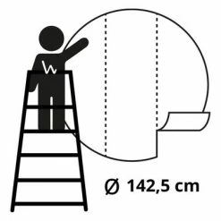 WallArt Papier peint cercle Umbrella Pines in Italy 142,5 cm 11 WallArt Papier peint cercle Umbrella Pines in Italy 142,5 cm -Papiers peints Soldes image 6 440360