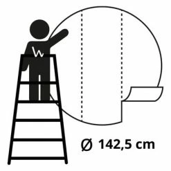 WallArt Papier peint cercle Nemo the Anemonefish 142,5 cm -Papiers peints Soldes image 6 440374