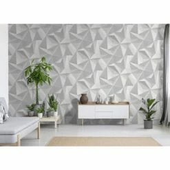 DUTCH WALLCOVERINGS Papier peint Onyx Gris clair -Papiers peints Soldes image 6 442576