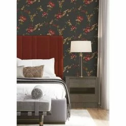 DUTCH WALLCOVERINGS Papier peint Flower Noir -Papiers peints Soldes image 6 442587